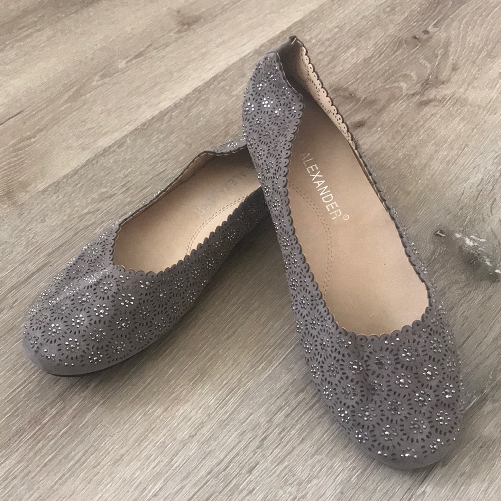 Rhinestone Ballet Flats